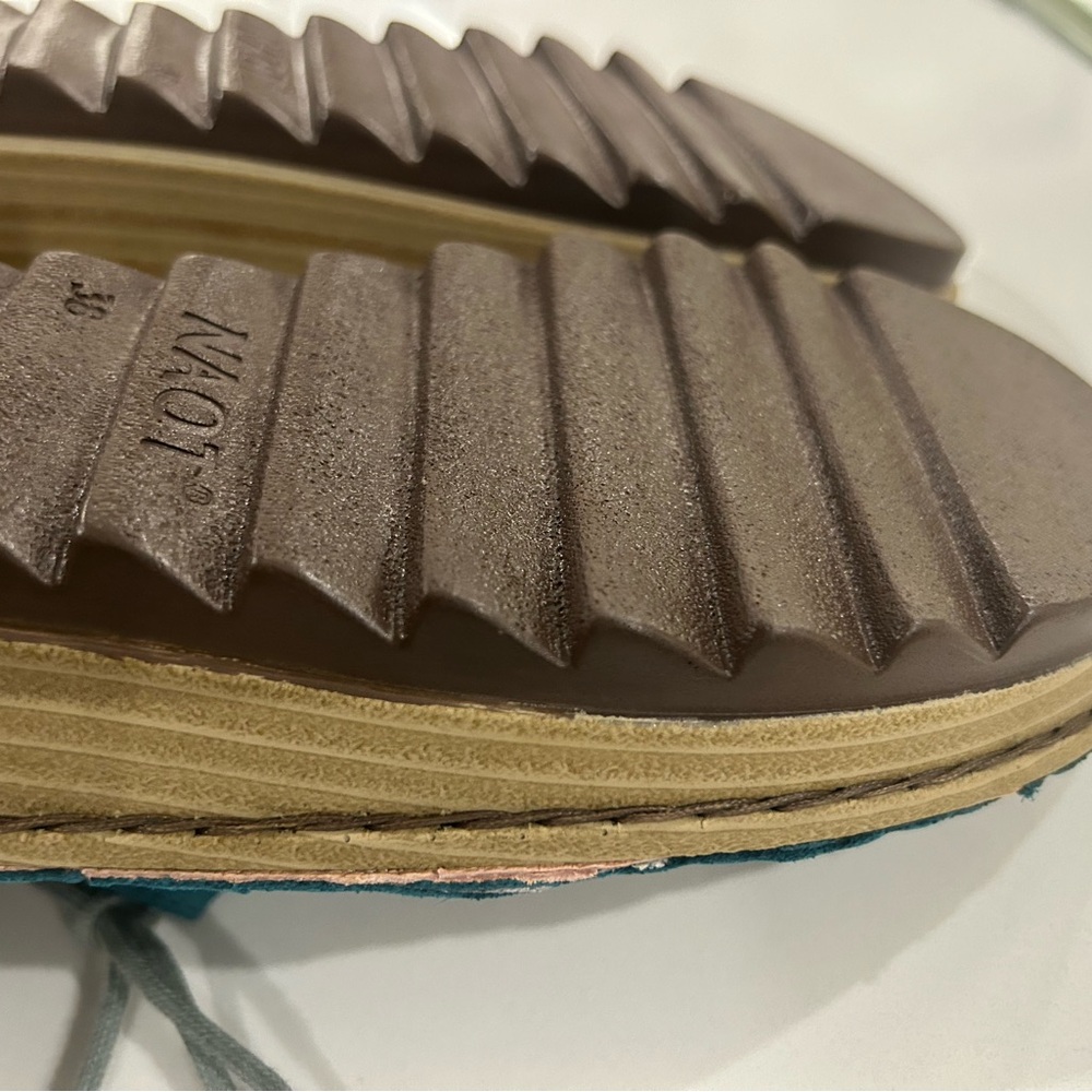 NAOT Yarrow Sandals-Teal Blue Nubuck Women’s 38- US 7. New without tag/box - Picture 7 of 9